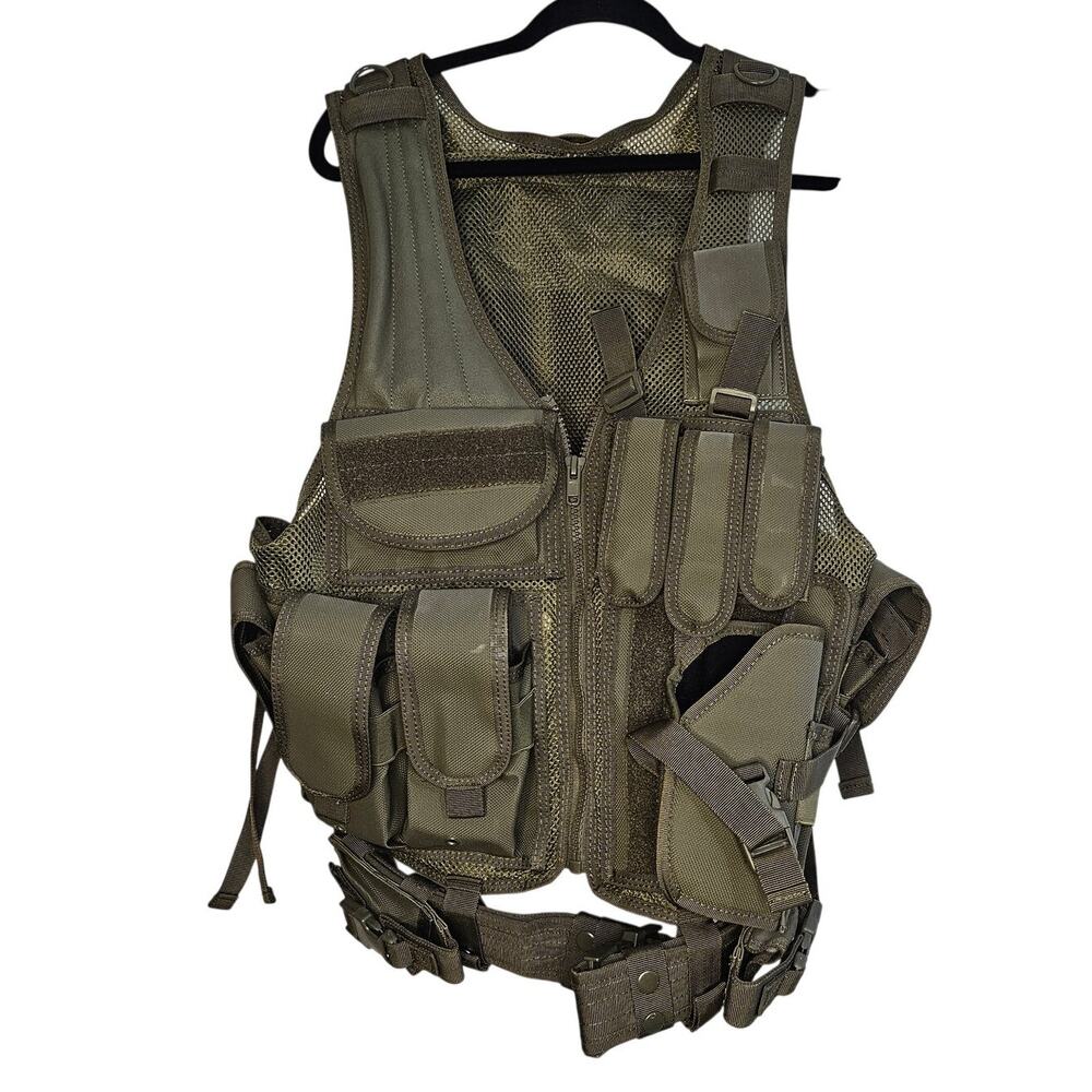 Yakeda Tactical Vest Combat training adjustable outdoor